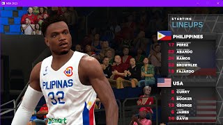 LIVE NOW! Gilas Pilipinas vs TEAM USA | FIBA QUALIFIERS | May 14, 2024 | FIBA2K CPU VS CPU
