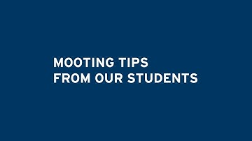 Mooting Tips from our Students