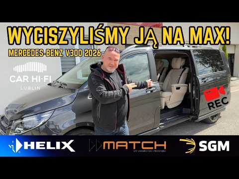 Mercedes V-Class 2026 Extra Long – SGM Prime Soundproofing + Audio + Multimedia | Car Hi-Fi Lublin