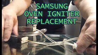 Replacing the Oven Igniter in a Samsung Gas Range  Model FX710BGS