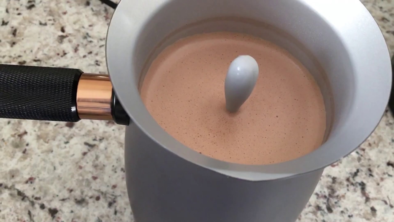 Velvetiser Hotel Chocolat Hot Chocolate Maker Machine Copper Platinum White  Gray