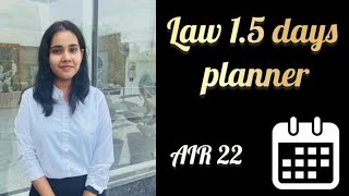 Law 1.5-Day Planner, AIR 22
