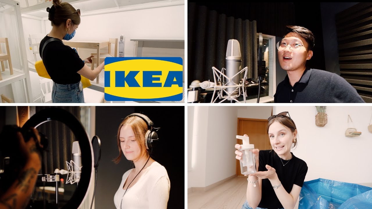 COMPRAS EN IKEA CON MI ESPOSO + Grabando canciones ❣️🎙