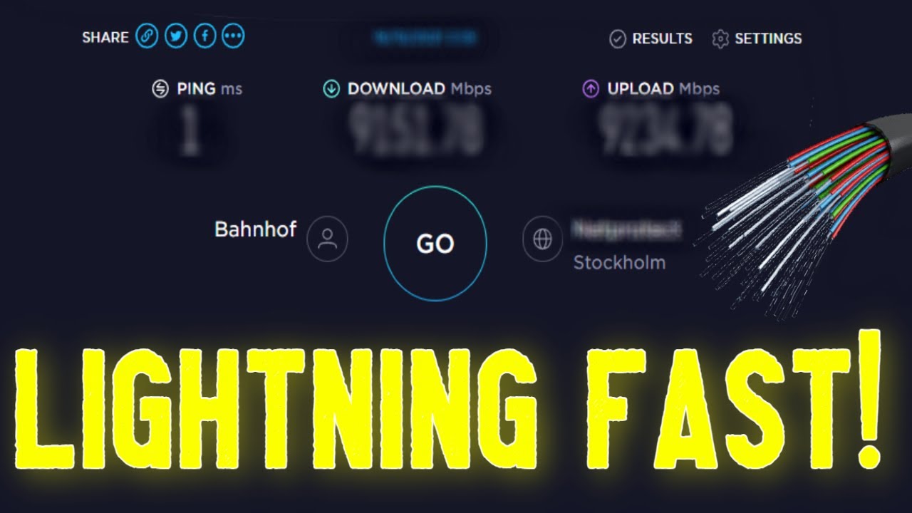 Bahnhof 10 Gigabit Internet Speedtest (I Got Surprised...)
