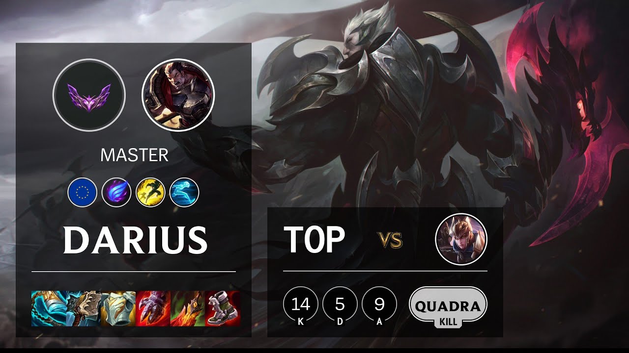 Darius Top vs Quinn - EUW Master Patch 12.4