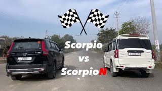 Scorpio N vs Scorpio || Drag race || shocking results 😱😱