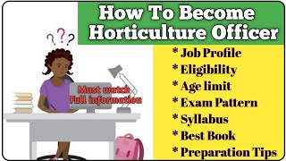 How to become a horticulture officer | उद्यान अधिकारी कैसे बने | DHO कैसे बने? #agriculture screenshot 4