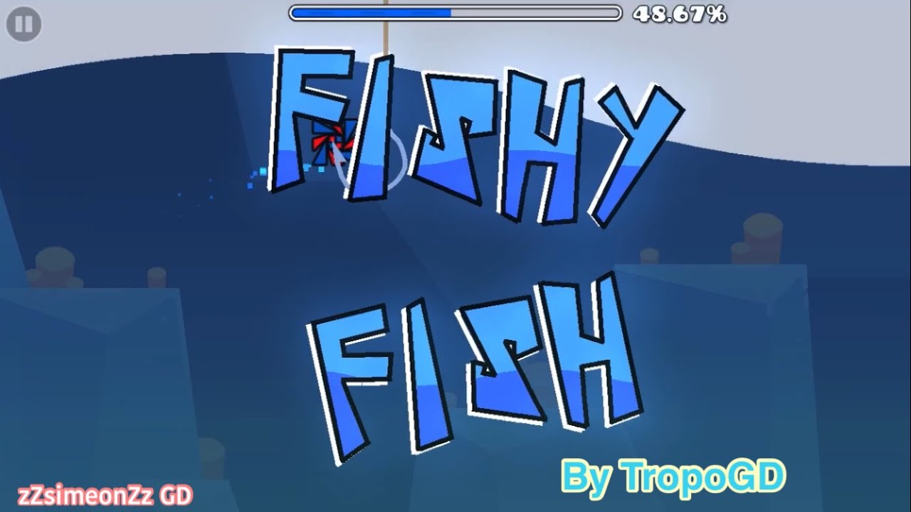 Fishy Fish By TropoGD (Medium Demon) Geometry Dash Mobile - YouTube