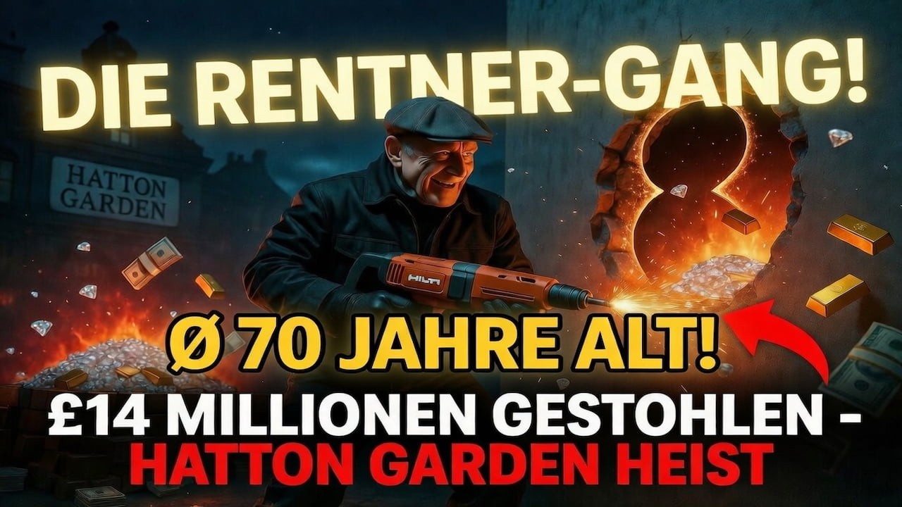 70-JÄHRIGE RENTNER RAUBEN 14 MILLIONEN £! Der krasseste Heist Londons