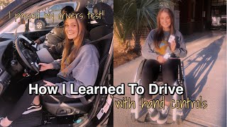 how I learned to drive with hand controls