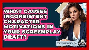 What Causes Inconsistent Character Motivations In Your Screenplay Draft? - Screenwriter