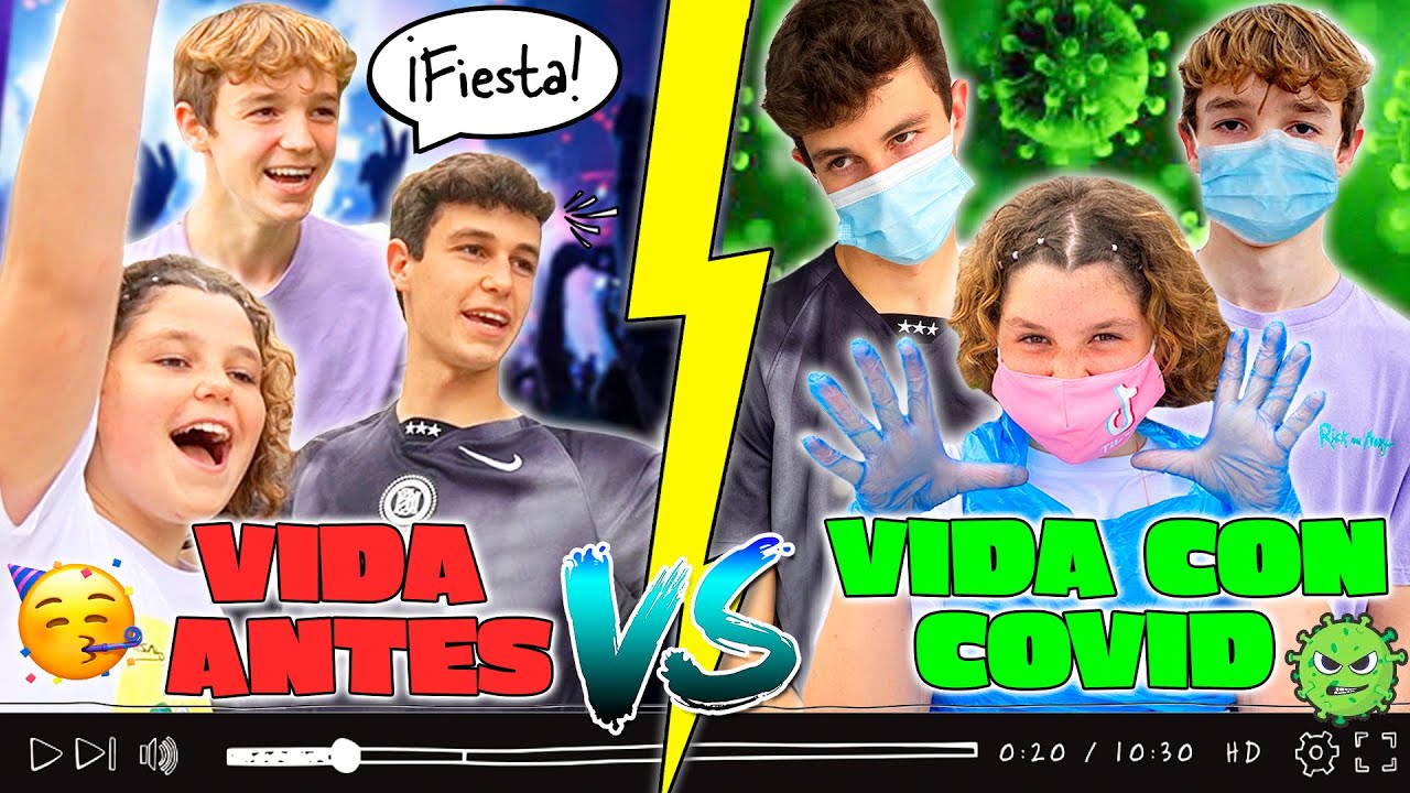 🥳 ANTES vs AHORA 😷 ¡PARODIA VIDA NORMAL vs VIDA en PANDEMIA! Parodias