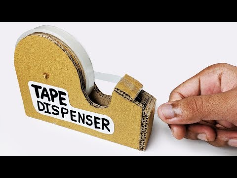Tape Cutter maken met behulp van Cardboard