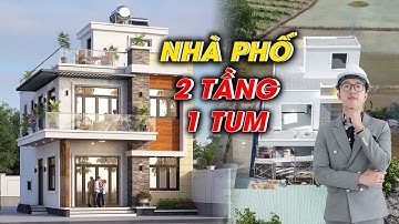 Tham quan và kiểm tra kiếm độ công trình nhà phố 2 tầng 1 tum tại Bình Chánh, HCM