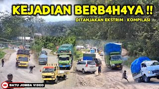 Kejadian Berbahaya Sopir Truk, Bus, Mobil Gagal Nanjak, Mundur Di Tanjakan Ekstrim Batu Jomba