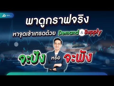 พาดูกราฟจริง หาจุดเข้าเทรดด้วย Demand & Supply Zone