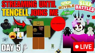 π΄STREAMING SLAP BATTLES UNTIL TENCELL JOINS DAY 5 pls pls plsπ΄