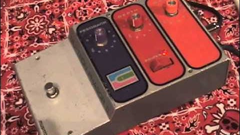 Vintage Musitronics MUTRON II PHASOR guitar effects phase pedal demo