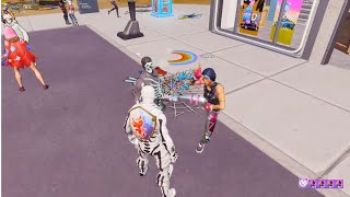 Toxic Sparkle Specialist Reacts To White Skull Trooper Turning Into OG Skull Trooper in Party Royale