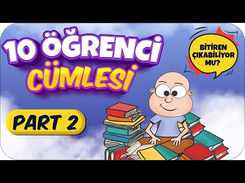Klişe Öğrenci Cümleleri 🤪 10 Basic Students Phrases 🤩