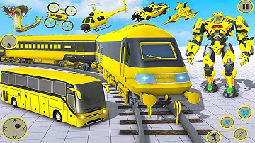 Flying Snake Robot Car Mech Excavator Transformation Game | Android iOS Gameplay