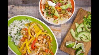 How To Make Creamy Chicken & Spicy Fajitas