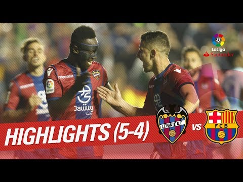 Resumen de Levante UD vs FC Barcelona (5-4)