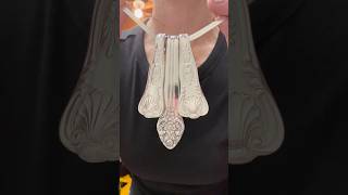Making A Statement Necklace From Silverware