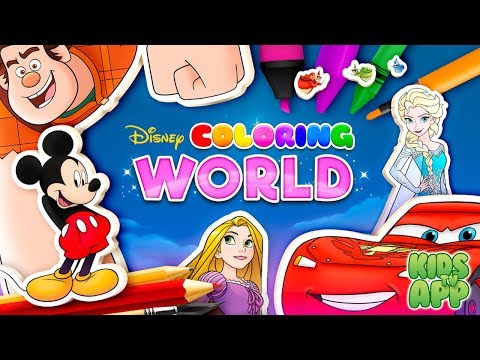 Disney Coloring World (StoryToys Entertainment Limited) - Best App For Kids - YouTube