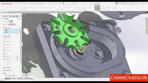 Hướng Dẫn Lắp Ráp Trên Solidworks - Assembly (Cơ Cấu Man)