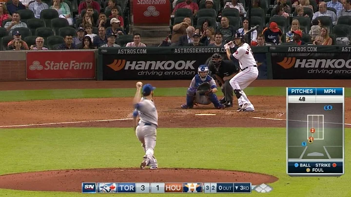 TOR@HOU: Hutchison fans nine over six strong frames