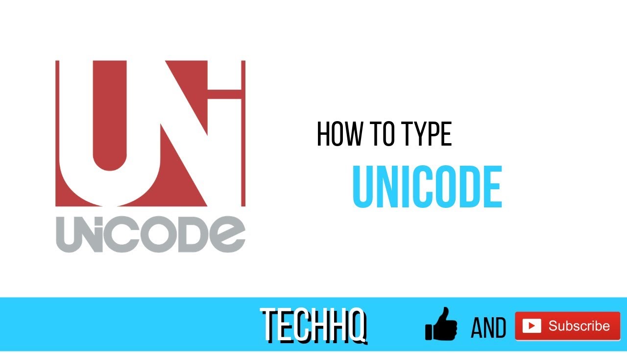 How To Type Unicode on Mac - YouTube