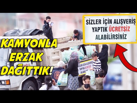 CORONA VİRÜSÜNDEN ETKİLENEN MAHALLEYE YİYECEK DAĞITMAK – İYİLİK AKIMI 3