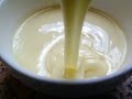 الحليب المركز المحلى بطريقة سهلة ومضمونة Lait Concentré Sucré