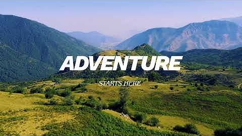 Green Simple Natural Outdoor Travel Vlog YouTube Intro Video