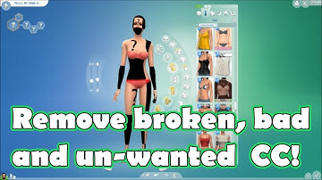 QUICK DEMO! Removing Custom Content! || Sims 4 ~ Tutorials