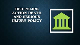 Officer-Involved Shooting Procedures Work Session | February 19, 2024