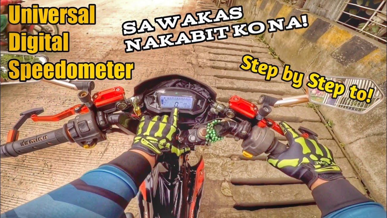 Universal Digital Speedometer Installation for Raider J 115 fi YouTube