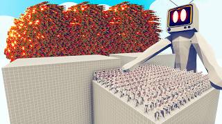 200x GRAY SPRUNKI + 1x GIANT vs EVERY GOD - Totally Accurate Battle Simulator TABS