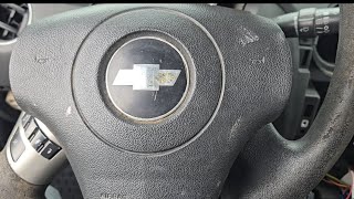 2010 Chevy HHR Steering Wheel Airbag Removal