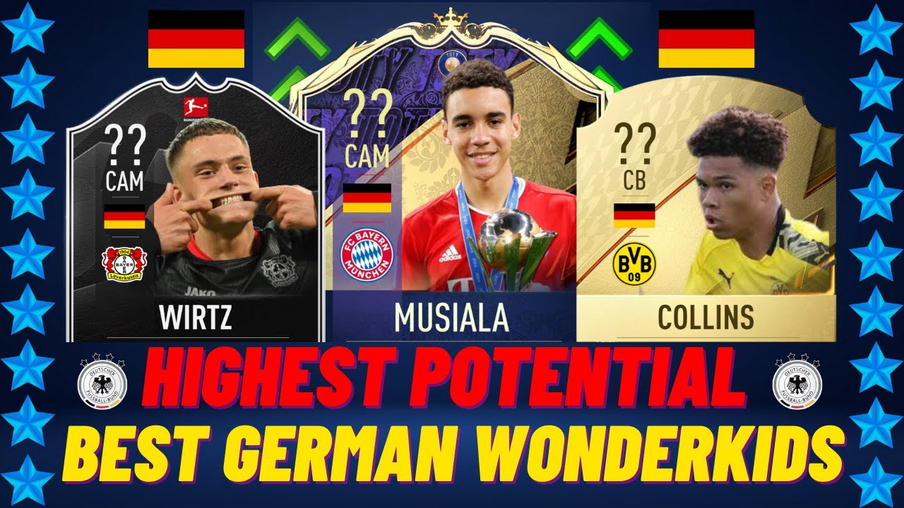 FIFA 22 BEST GERMANY WONDERKIDS 👶🔥HIGH POTENTIAL YOUNG GERMAN PLAYERS