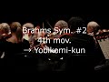 ブラ2→呼び込み君　Brahms Sym.#2 → Yobikomi-kun POP ad