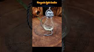 Used light bulbs can shine again #bulbs #crafts #viral #fyp