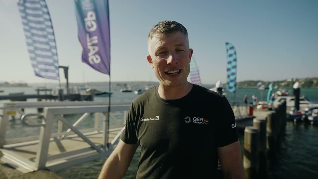 SailGP Inspire x Armstrong Foils Wing Foiling in Sydney| Germany SailGP Team