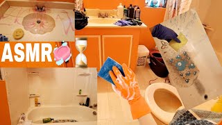 🧼🛁Dirty Bathroom Cleaning 🚽⏳️🔊ASMR🫧🧼 #asmr #satisfying