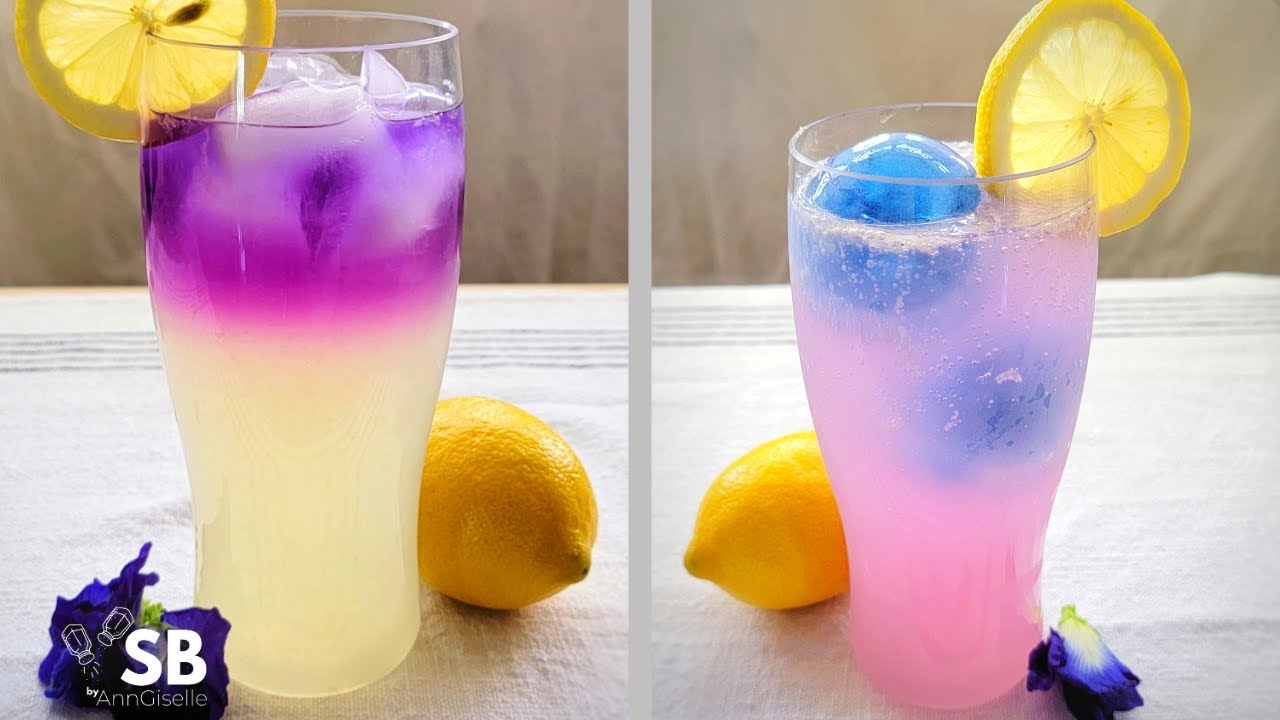 Butterfly Pea Flower Lemonade | Limonada con infusión de flor de mariposa azul