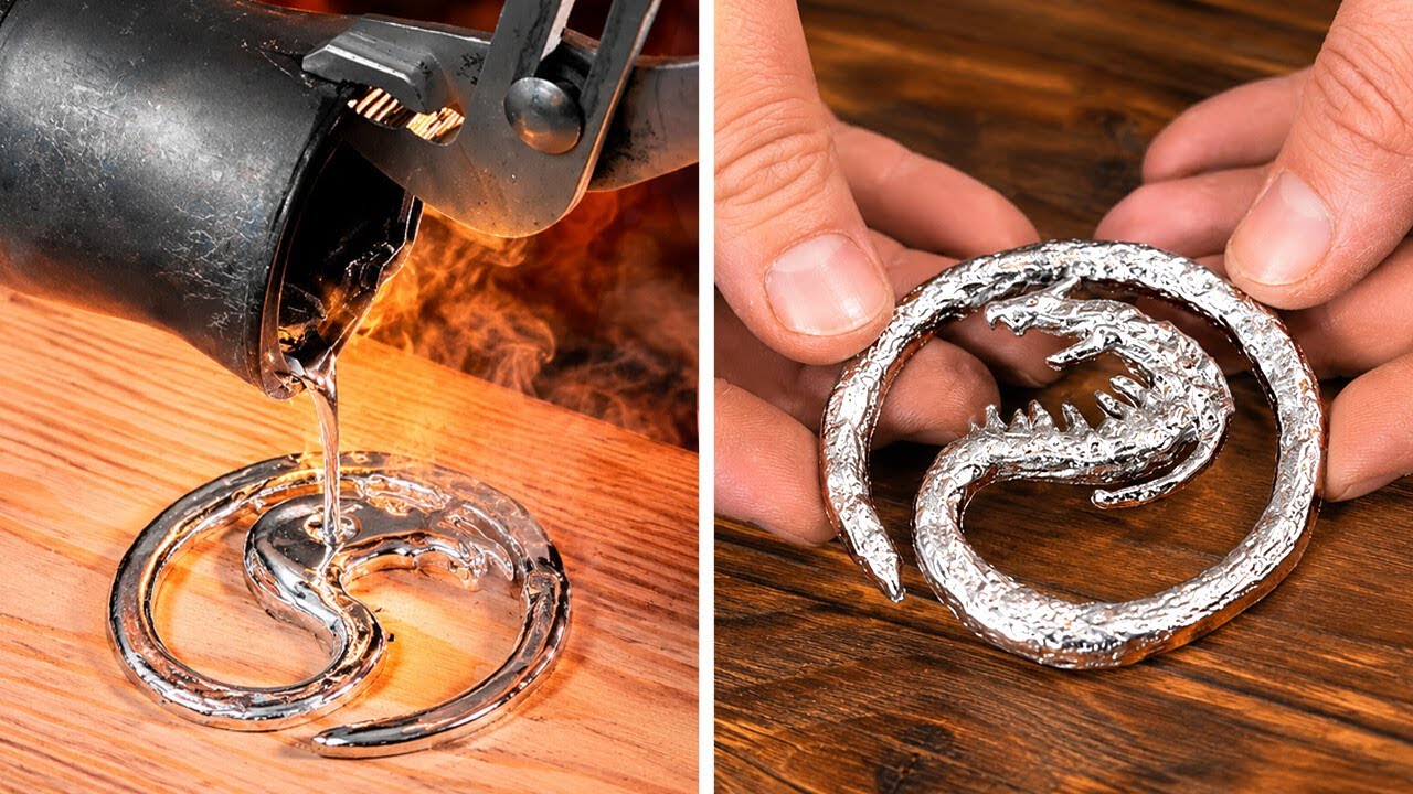 Amazing ideas to Turn Metal Scrap into Art - YouTube