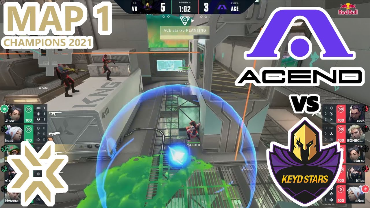 Acend VS Keyd Stars Map 1 - Highlights - VALORANT Champions 2021: Group Stage A