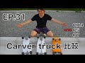 EP.31 【サーフスケート】Carver トラック3種類乗り比べ