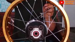 Avb - Pasang Jari-Jari Untuk Tromol Custom Tiger Revo Model Tekukan